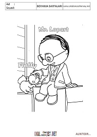 tamirci-manny boyama sayfaları